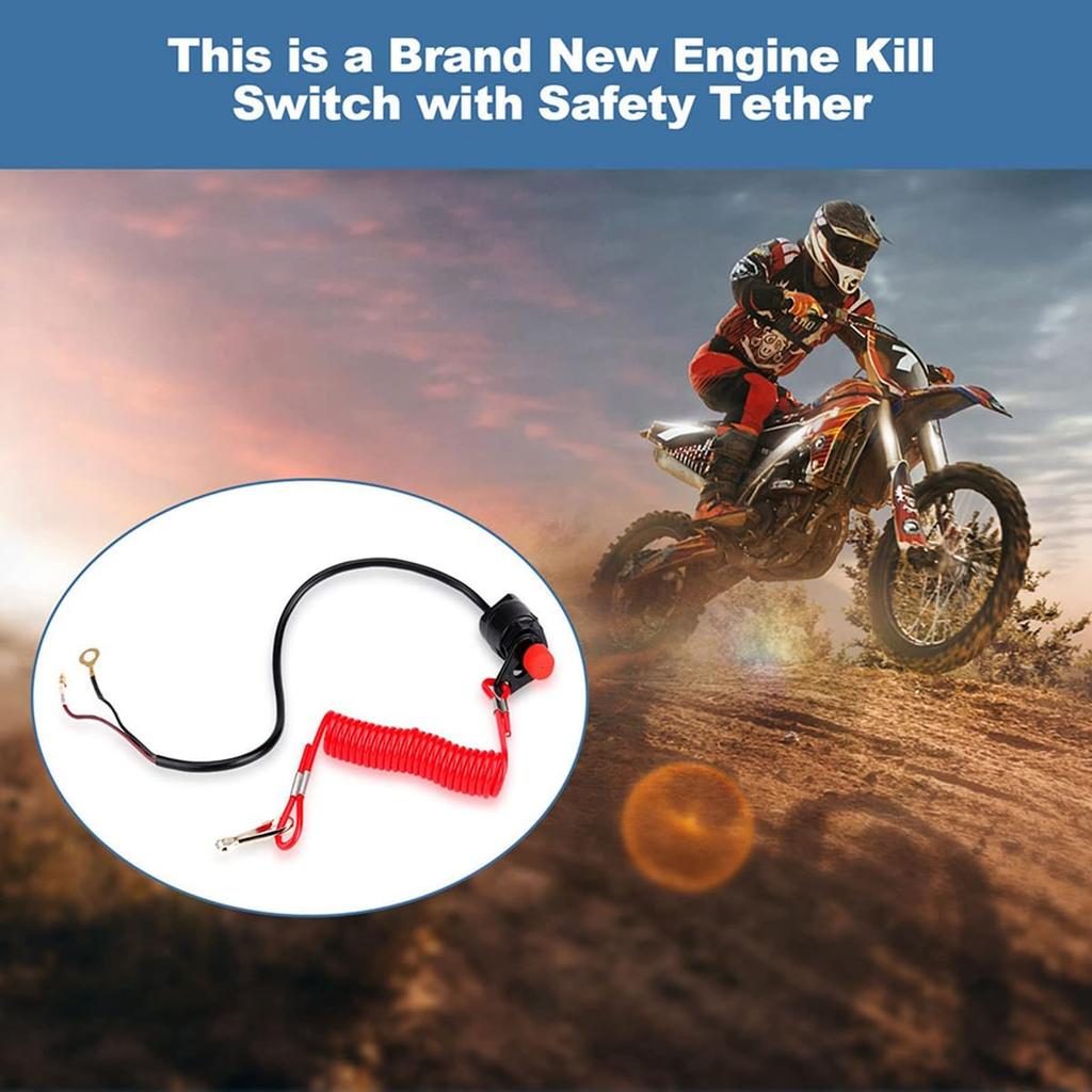 Vypínač motoru, Vypínač motoru přívěsného, Nouzové vypnutí zapalování, Auto, Motocykl, Nouzové