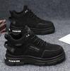 Men S Casual Sneakers High Quality Comfortable High Top Ankle Boots Chelsea Fashion Cowboy Work Shoes Trend Versatiled Hombres