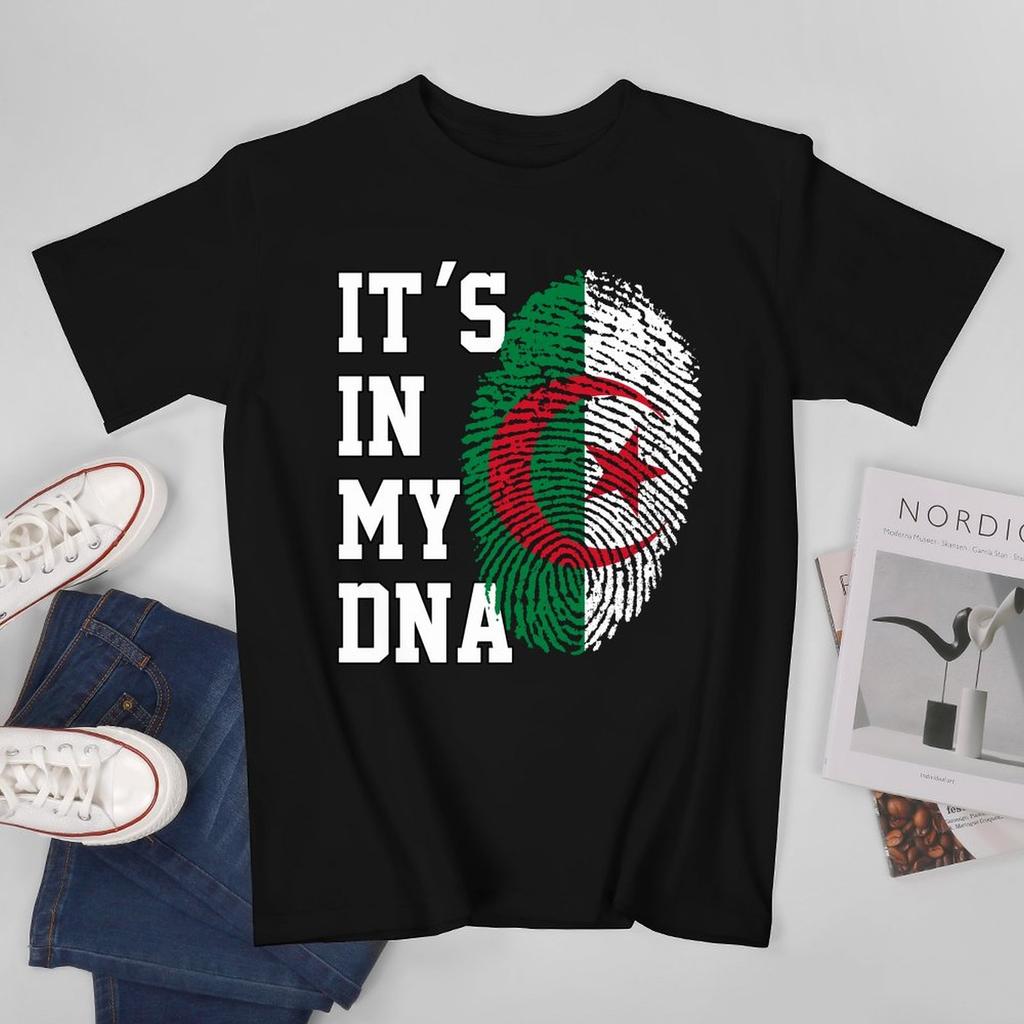 More Design Algeria Flag Algerian Unisex Tshirt Tees Tshirt Oneck T Shirts Unisex Boys Clothing 100 Cotton