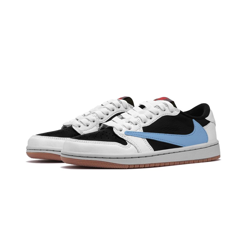 Travis Scott X Jordan Air Jordan 1 Travis Scott X AJ1 Low Collaboration Abrasion Resistant Low Top DZ4137-700(Team1142-)