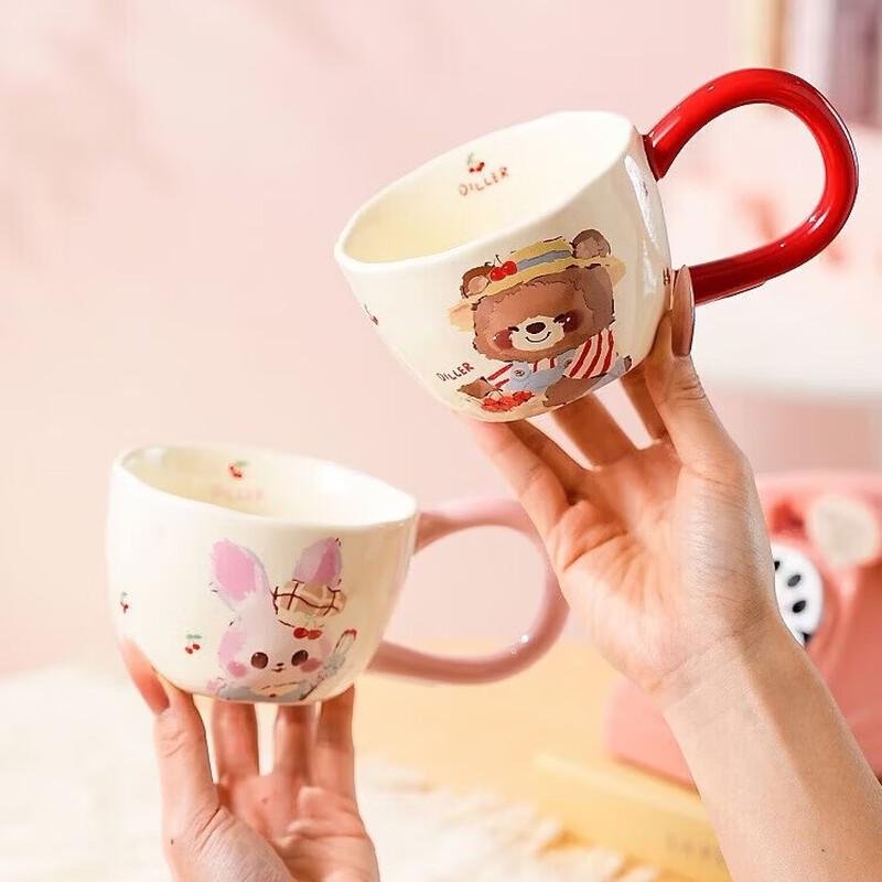 Diller Cherry Bear Ceramic Coffee Mug