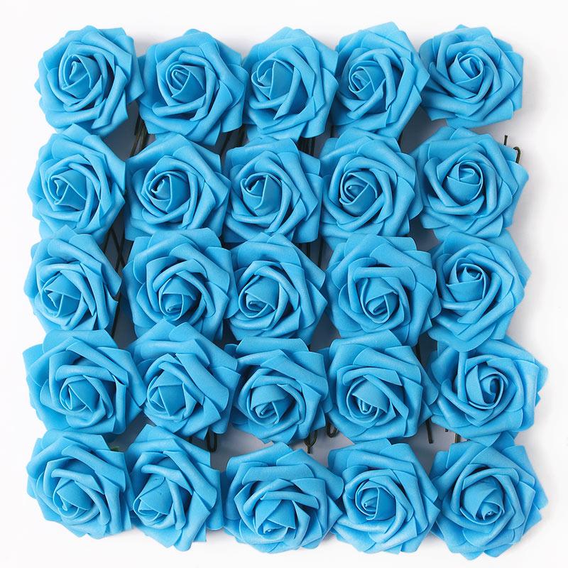 5/10/15/20/25Pcs Artificial Rose Flowers Wedding Decorations Centerpieces Arrangements Party Baby Shower Garden Home Decor Gifts
