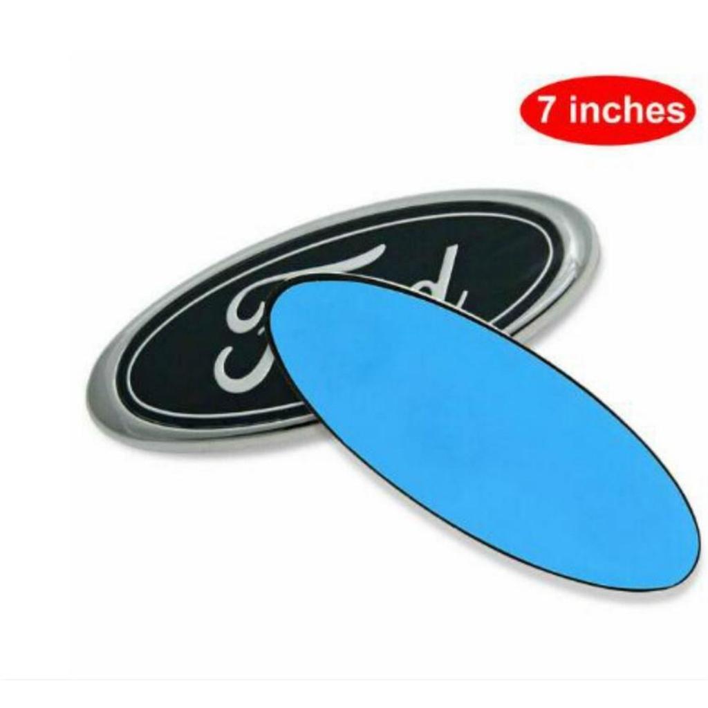 7" inch Car Tailgate Rear Logo Trunk Emblem Decal Oval Badge Stickers for F150 F250 ESCAPE EXCURSION EXPEDITION TAURUS RANGER Etc.