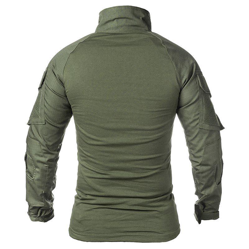 Men's Military Uniform, Long-sleeved Combat Shirt, Pure Cotton Military Tactical T-shirt