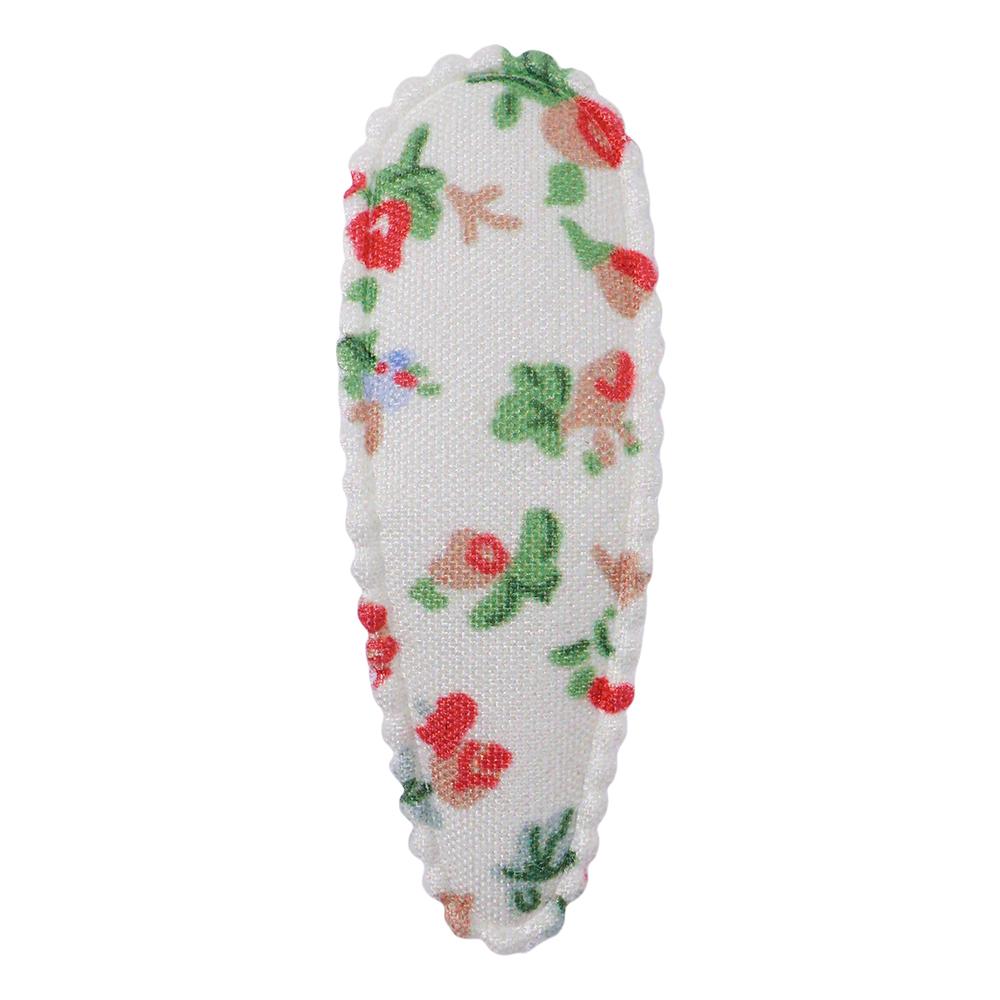 2/4/6Pcs/Lot Hair Clip New Print Cotton Alloy Hair Bow Snap Set Fabric Plaid Hairpins Girls Kids Headwear Baby Hair Accessories