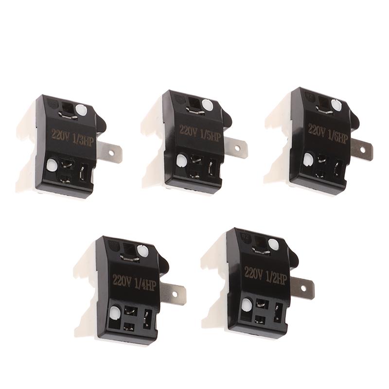 Qp1/2 1/3 1/4 1/5 1/6Hp Starter Relay 1 Pin Refrigerator Starter Relay Refrigerator Overload Protector For Refrigeration