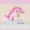 Entzückender Plüsch-Pony-Puppen-Schlüsselanhänger Weiches Spielzeug für Mädchen Lila Rosa Gelb