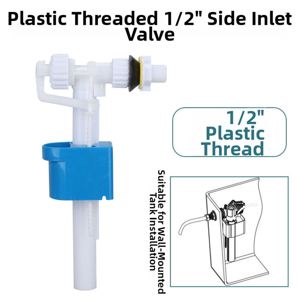 1Pcs G3/8 G1/2 Inch Toilet Inlet Valve High Pressure Side Inlet Valve for Sanitaryware Water Supply plastic thread