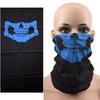Multiuse Neck Gaiter for Cycling Halloween Skull Print Face Mask Neck Warmer For Outdoor Activity and Daily Wear
