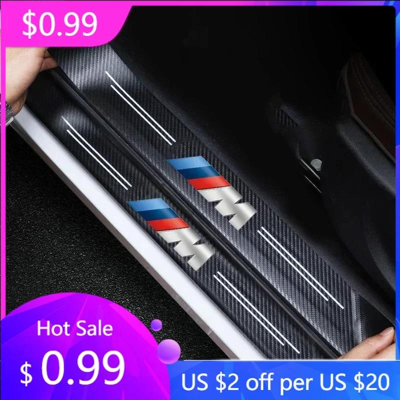 GQZI8 For BMW 2025 Car Stickers Anti Scratch Door Sill Protector For BMW M E30 E34 E53 E61 E62 E91 E93 G30 G20 G05 G11 G07 G06 G02 F48