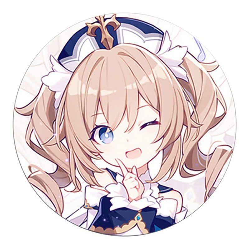 Captivating Fashion Jewelry Badge Featuring Cartoon Animation Brooch From Genshin Impact