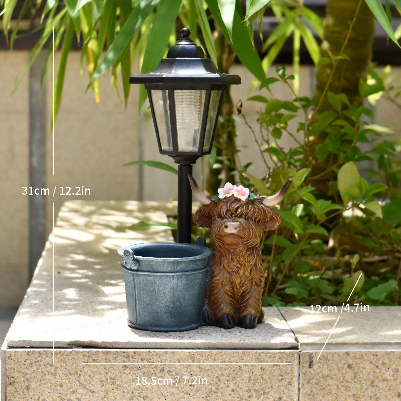 

JYL TS/126,Resin Dog Solar Outdoor Light for Home Garden Decor Figurine Garden Lawn Path Statue Lamp One Size океан синий