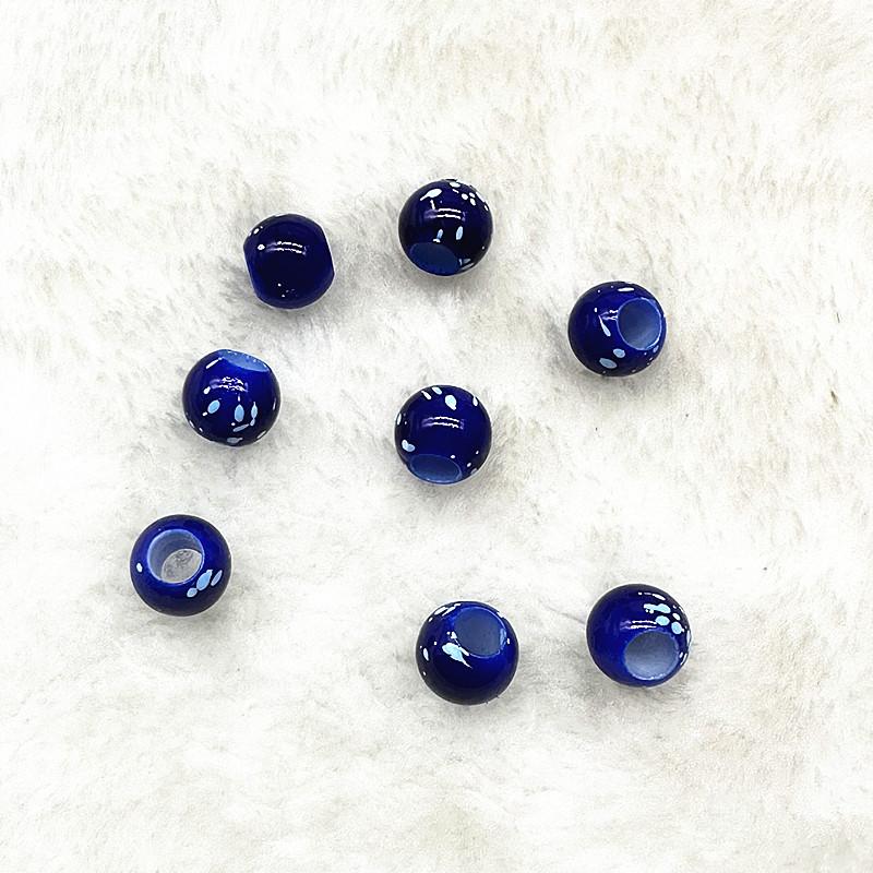 6X9/8x11mm Big Hole Acrylic Beads Spacer Loose Beads for Jewelry Making DIY Handmade Bracelet Accessories