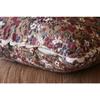 Coussin - Capucine - 40 X 40 Cm - Gaze De Coton - Motif Floral - Déhoussable