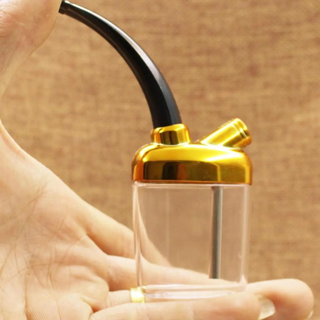 1pc- Washable Electroplated Hookah Filter Mini Hookah Bottle