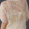 The New Summer Style Mesh Fabric Is Positioned As A Sexy Short-sleeved Top with Embroidered Lace