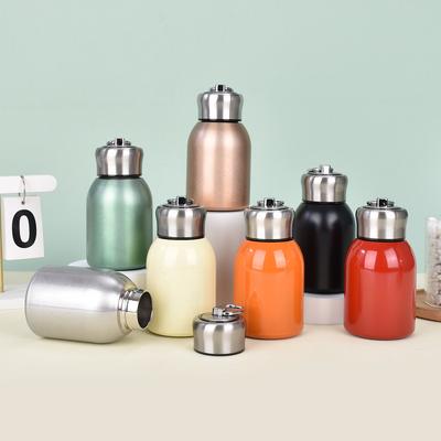 Mode Edelstahl Kleine Dicke Würfel Tasse Mit Trage Ring Taschenbecher Doppelwandige Vakuum Edelstahl Thermobecher