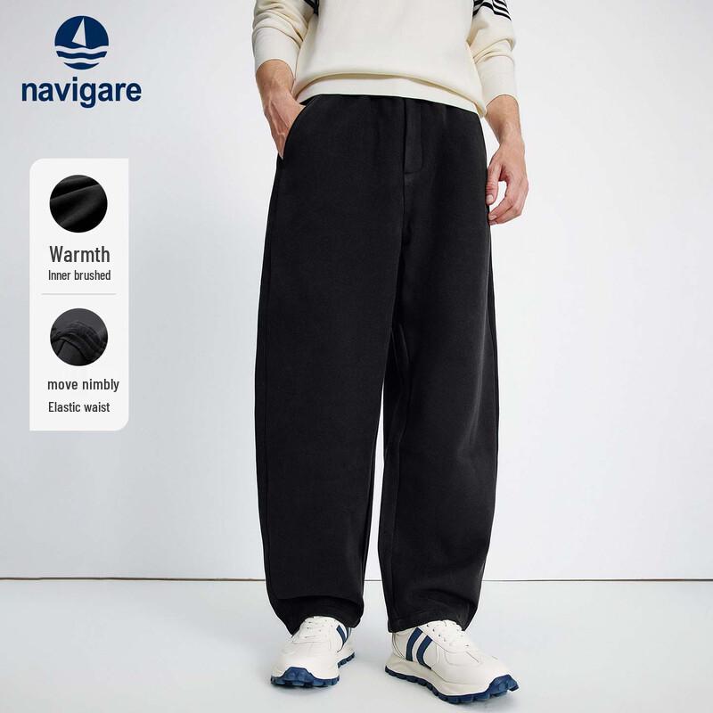 

Navigare Men s Warm Wide-Leg Casual Pants L
