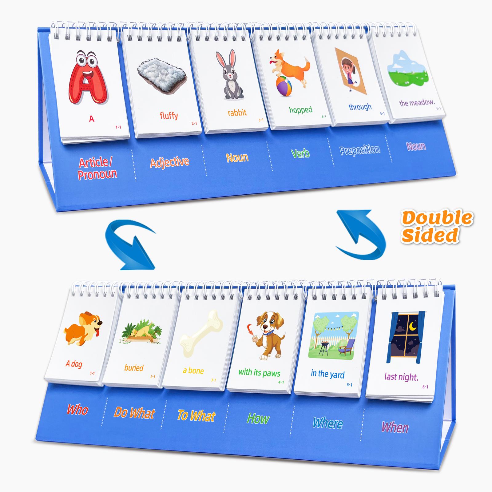 

Sentence Building for Kids, Speech Relax Materials, Speech tRelax Toys Games, Special Education for Homeschool Supplies