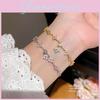 Fashion Jewelry Zircon Flower Pendant Bracelet For Women Gift Ideas