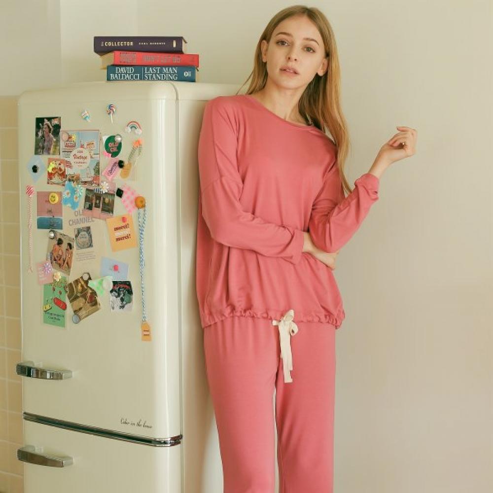 Frenchiel Micro Modal Ribbon Long Pants Rose Pink  Fwep065l M