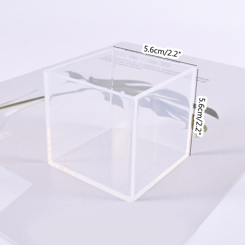 Square Resin Molds Different Shape Cube Silicone Molds Resin Casting Molds for DIY Art Resin Candle Soap Making Craft