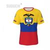 Fashion Women's T-Shirt Chilean Flag Comoros Cote Diva Flag Pattern 3D Printing Comfortable Sports Men's Short Sleeves