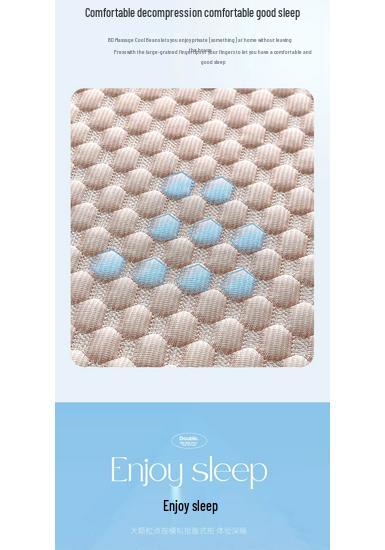 Summer Cool Ice Silk Lace Mat Set: Bean Ice Mat, Bed Sheet, and Mattress Protector with Free Shipping.