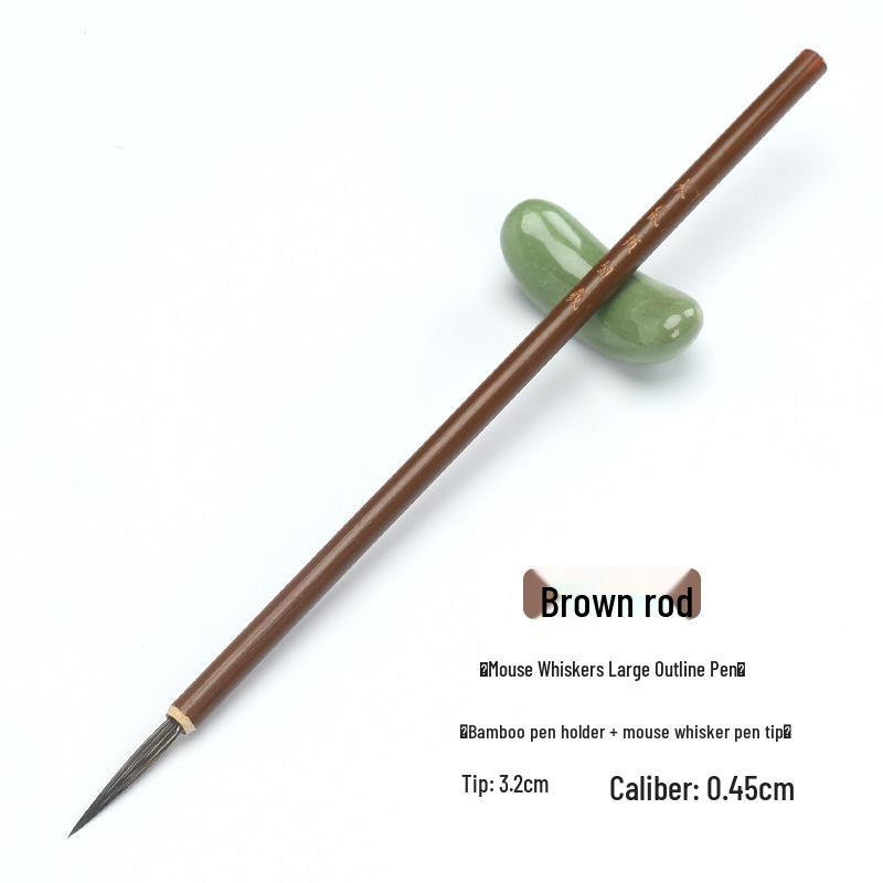 Calligraphy and Painting Brush: Fine Brush for Chinese Painting, Regular Script Calligraphy, and Detailed Artwork in Various Sizes.