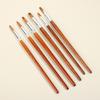 Professional Fine Detail Artist Brushes Set 12PCS Flat and Pointed Head Premium Paint Brushes for Canvas Watercolor Art Drawing