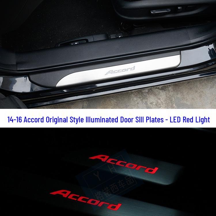 

Модифицированная светодиодная приветственная педаль 9.5-го поколения Accord с красной подсветкой для 9-го поколения Accord