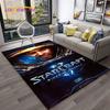 Alfombra Retro 3D Gamer de StarCraft para Hogar Sala de Estar Dormitorio Sofá Felpudo Decoración, Alfombra para Zona de Juegos Infantil Alfombrilla Antideslizante para Suelo