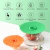 3/5Pcs Silicone Bowl Cover Reusable Food Saver Pot Lid Heat Resistant Microwave Cooking Pot Cover Fresh Keeping Cover Kitchen