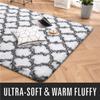 Ultra Soft Modern Area Rugs Shaggy Nursery Rug Home Room Plush Carpet Decor Plush Carpet Floor Mat Area Rug Fluffy