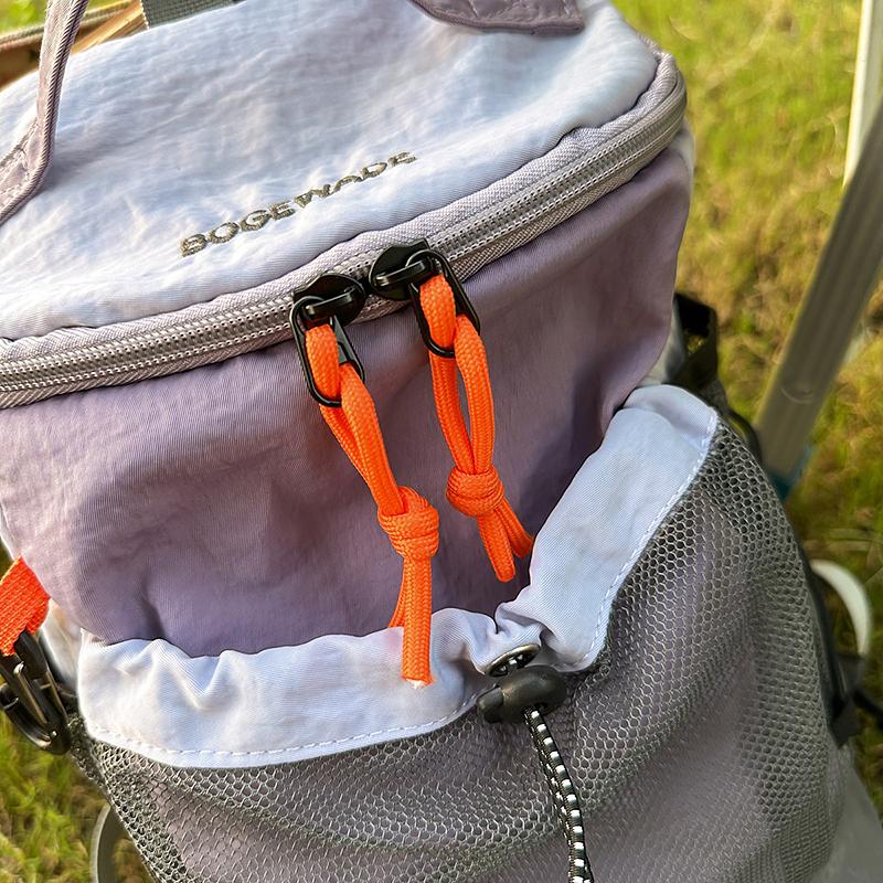 Outdoor Sports Bag Unisex Contrast Color Stitching Backpack Lightweight Travel Backpack