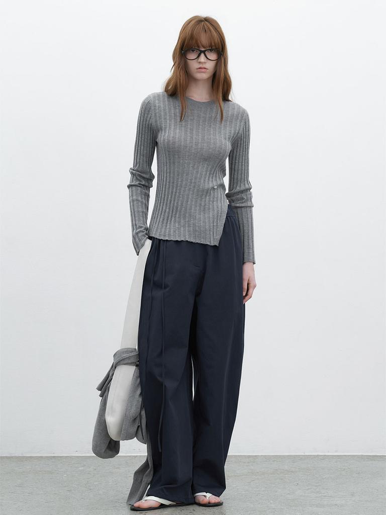 ATELIER NAIN Wide Shirring Volume Pants (Pt-5748)