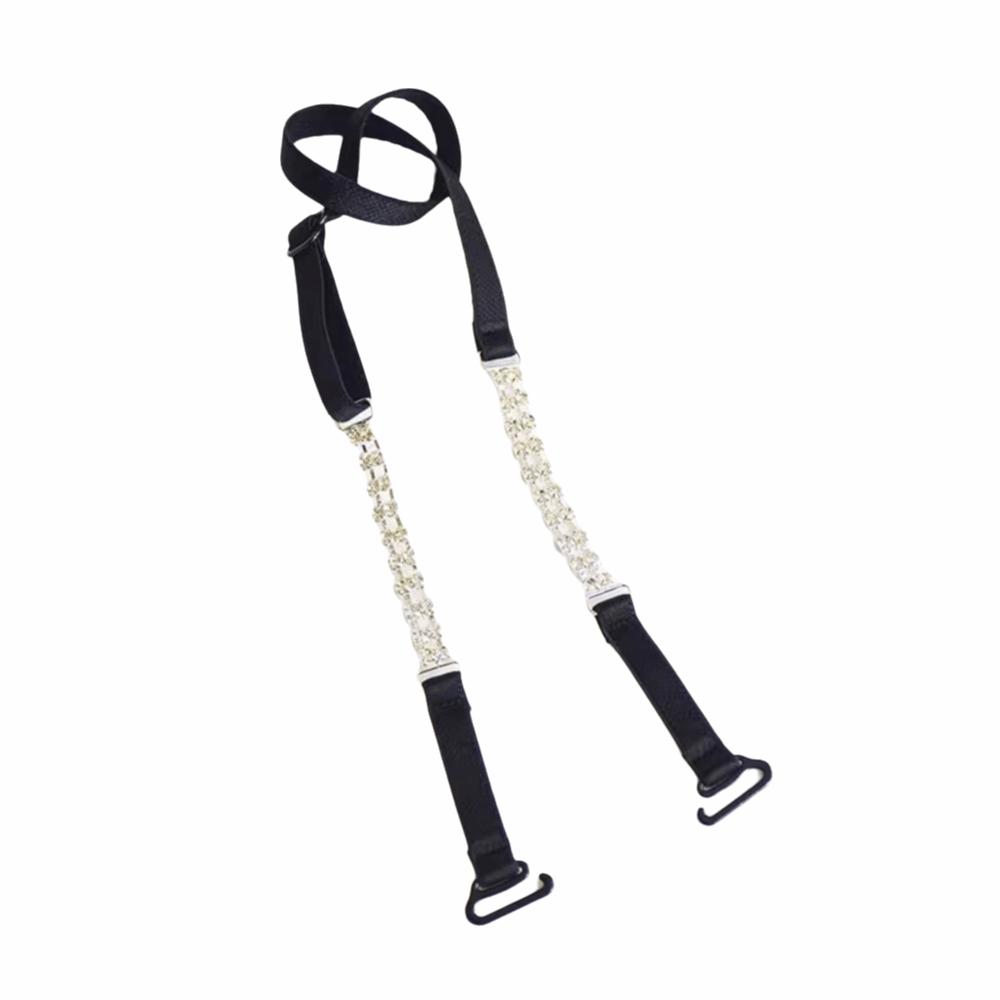 High Stretch Rhinestone Bra Straps Anti-Slip Invisible Strap Sexy Undershoulder Strap  Women