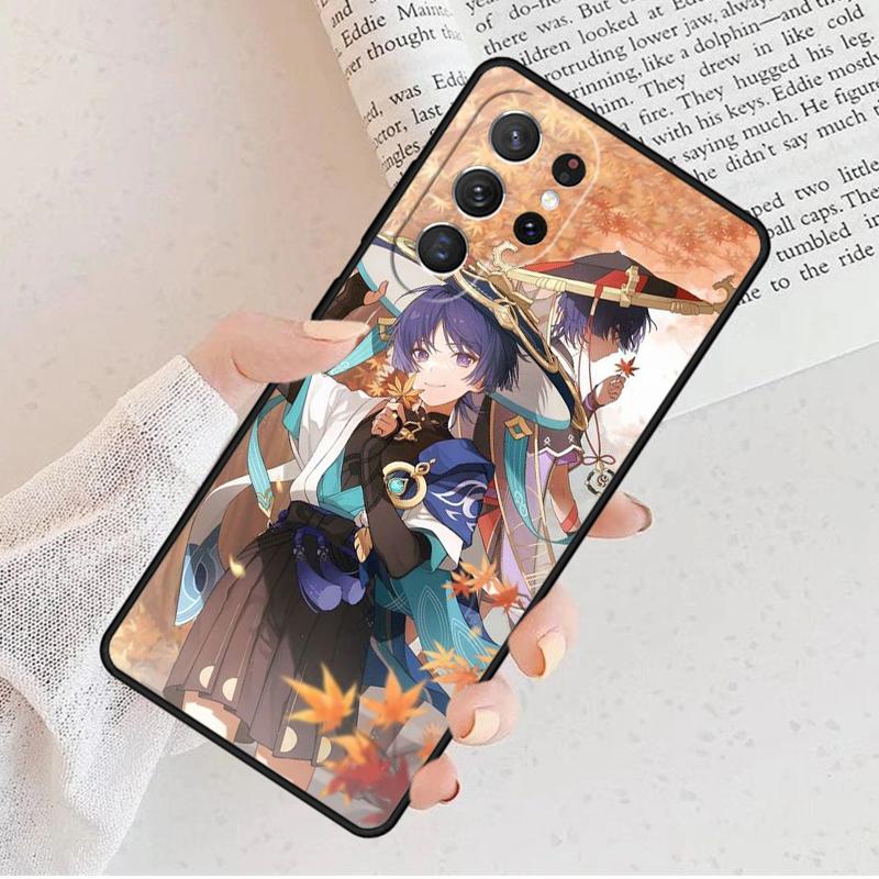 Genshin Impact Wanderer Phone Case For Samsung Galaxy S25 S23 S30 S8 S21 S20 FE S24 S22 Note 10 20 Plus lite Ultra