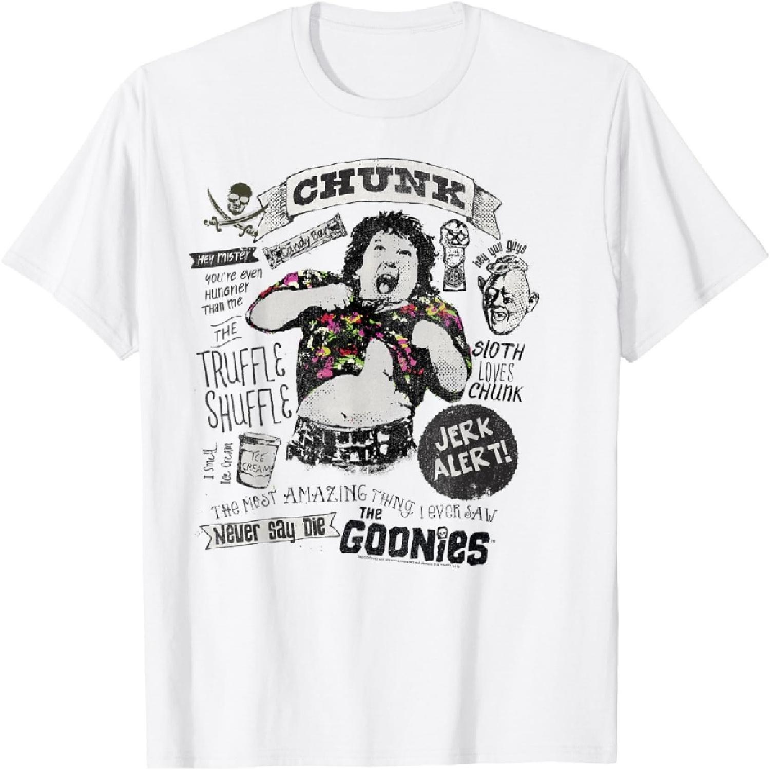 Chunk & Sloth Things Text T-Shirt XXXXXL белый