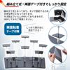 Heizi Figure Case, Collection Case, Figure Shelf, Display Case with Fixing Tape (8 Figures, Black)