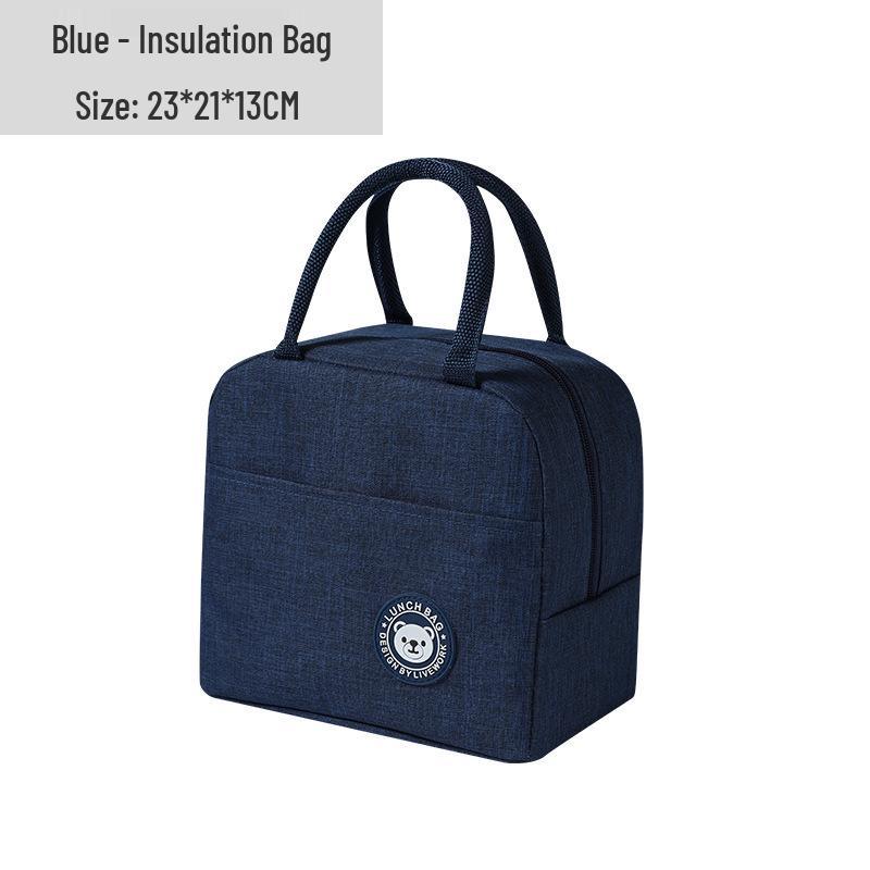 Insulated Bento Tote Lunch Bag - Waterproof, Oilproof, and Thickened for Students & Office Workers