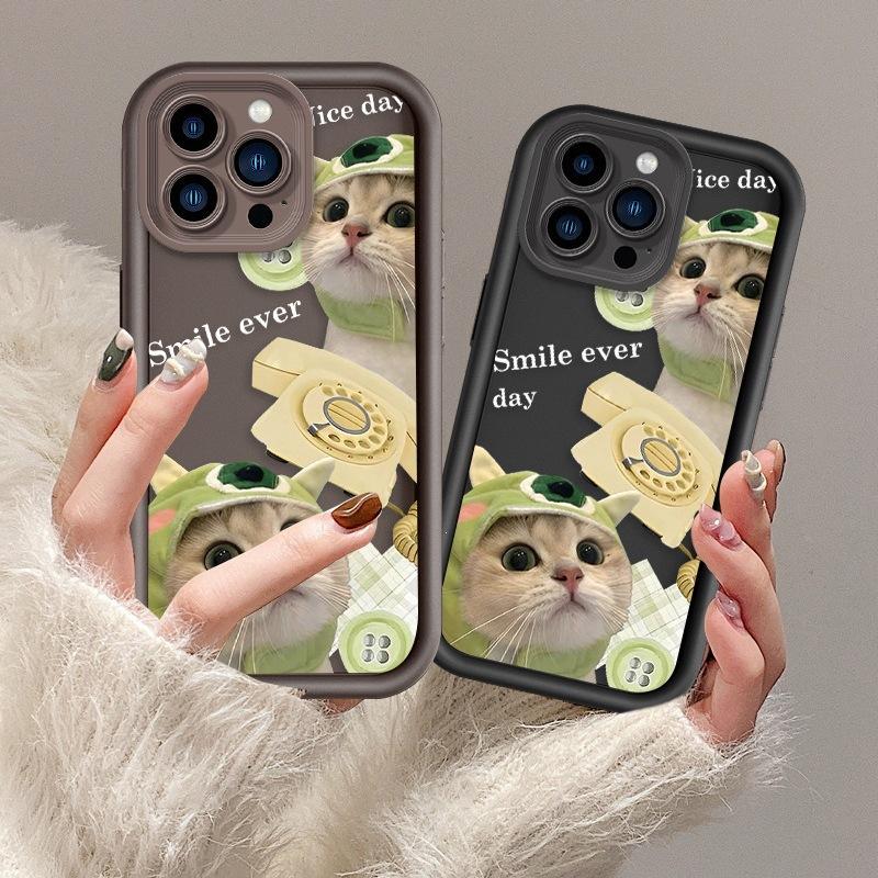 Popular cute cat Apple phone case iPhone15Pro all-inclusive mirror for Xiaomi Mi 13 phone case