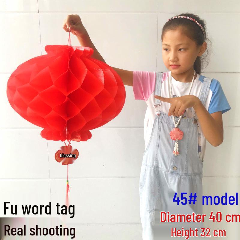 Red Lantern Ornaments for Weddings, New Year, Indoor Decor & Mall Displays