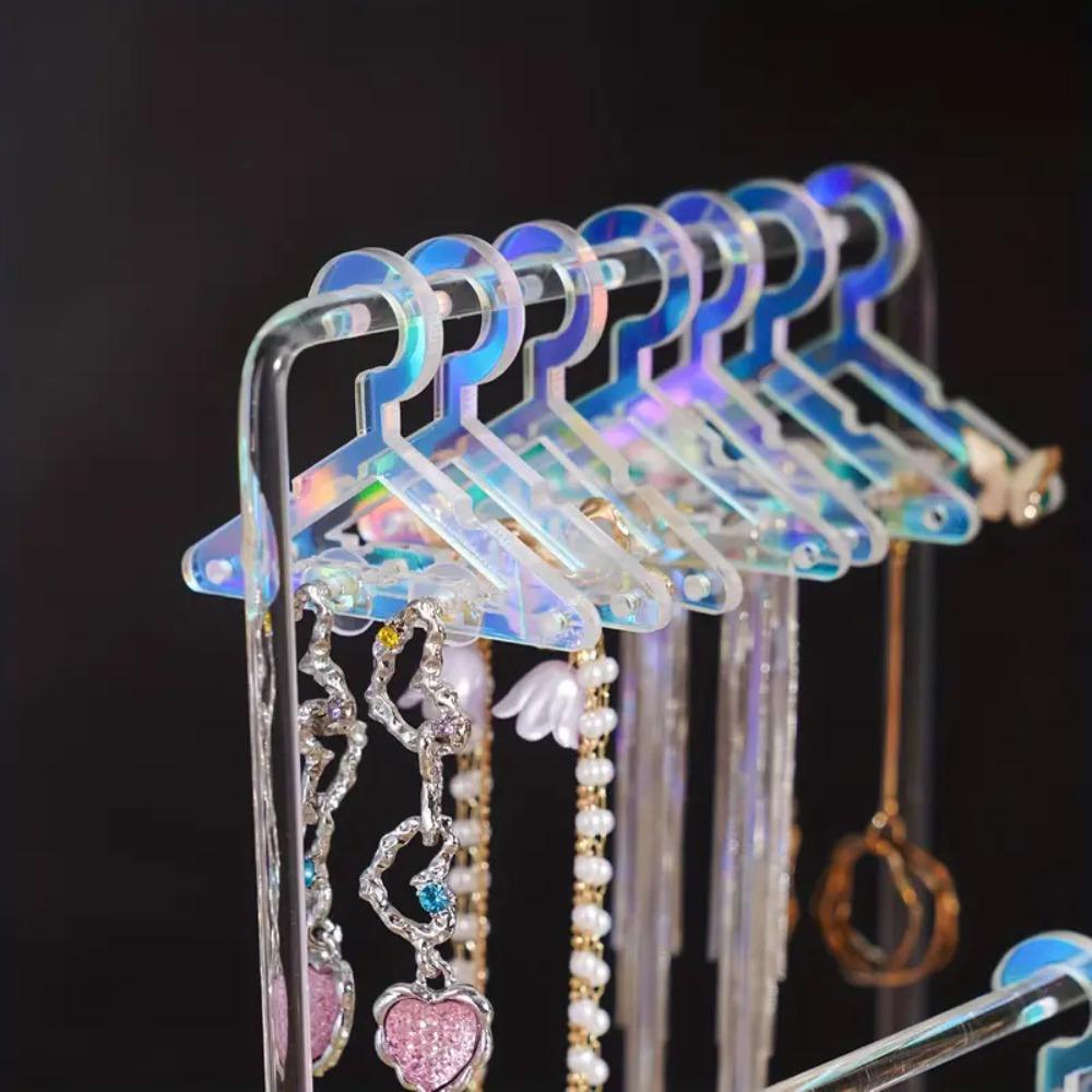 Detachable Dangle Earrings Display Racks Clothes Hanger Ear Studs Stand  Desktop Display