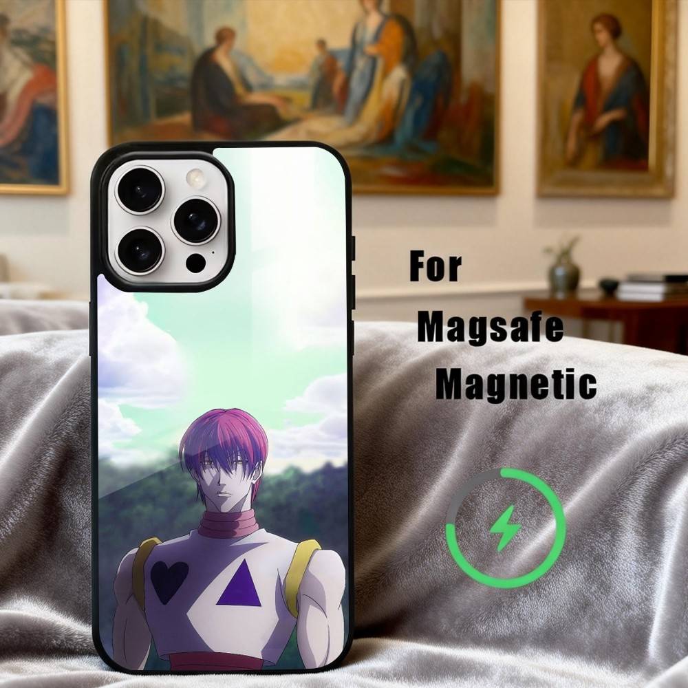 A-Anime H-Hisoka-A M-Morow-W Phone Case For iPhone17,16,15,14,13,12,11 Plus,For Magnetic Wireless Charge Cover