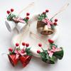 Christmas Decoration Double Horn Bells Multi-Color Available Christmas Tree Accessories Metal Bell Hanging For Various Occasions