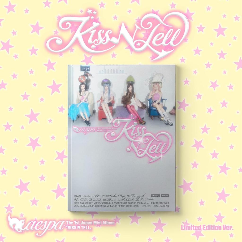 Aespa KISS N TELL Limited Edition Ver. Japan 1st Mini Album CD