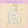 Baby Animal Cotton Swaddle With Plush Rabbit Toy For Sleep And Comfort