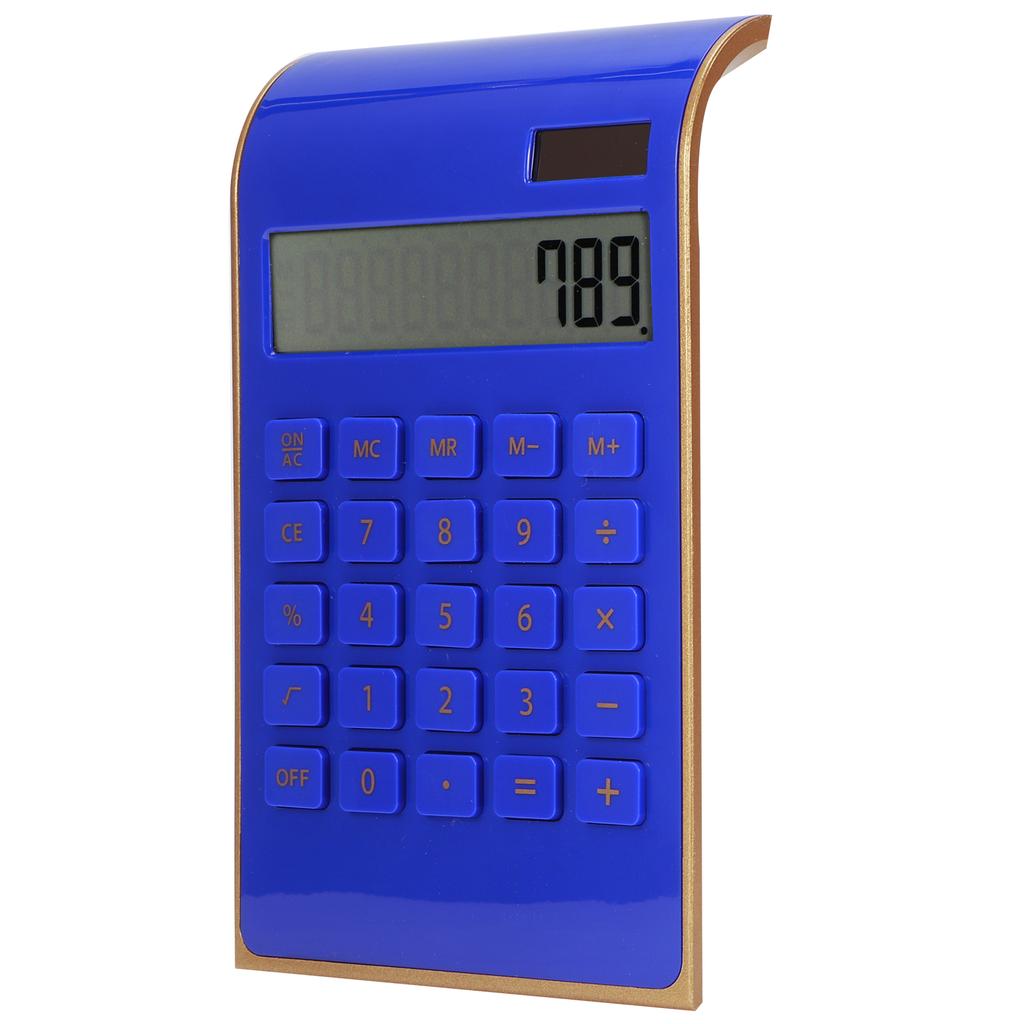 Portable 10 Digits Calculator Ultra Thin Solar Power Calculator for Home Office Business LCD