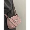 JIAERDI Hot Grils Y2k Handbag Women Vintage Sweet Cool Heart Chain Pink Underarm Bag Female Fairycore Aesthetic Shoulder Bag New